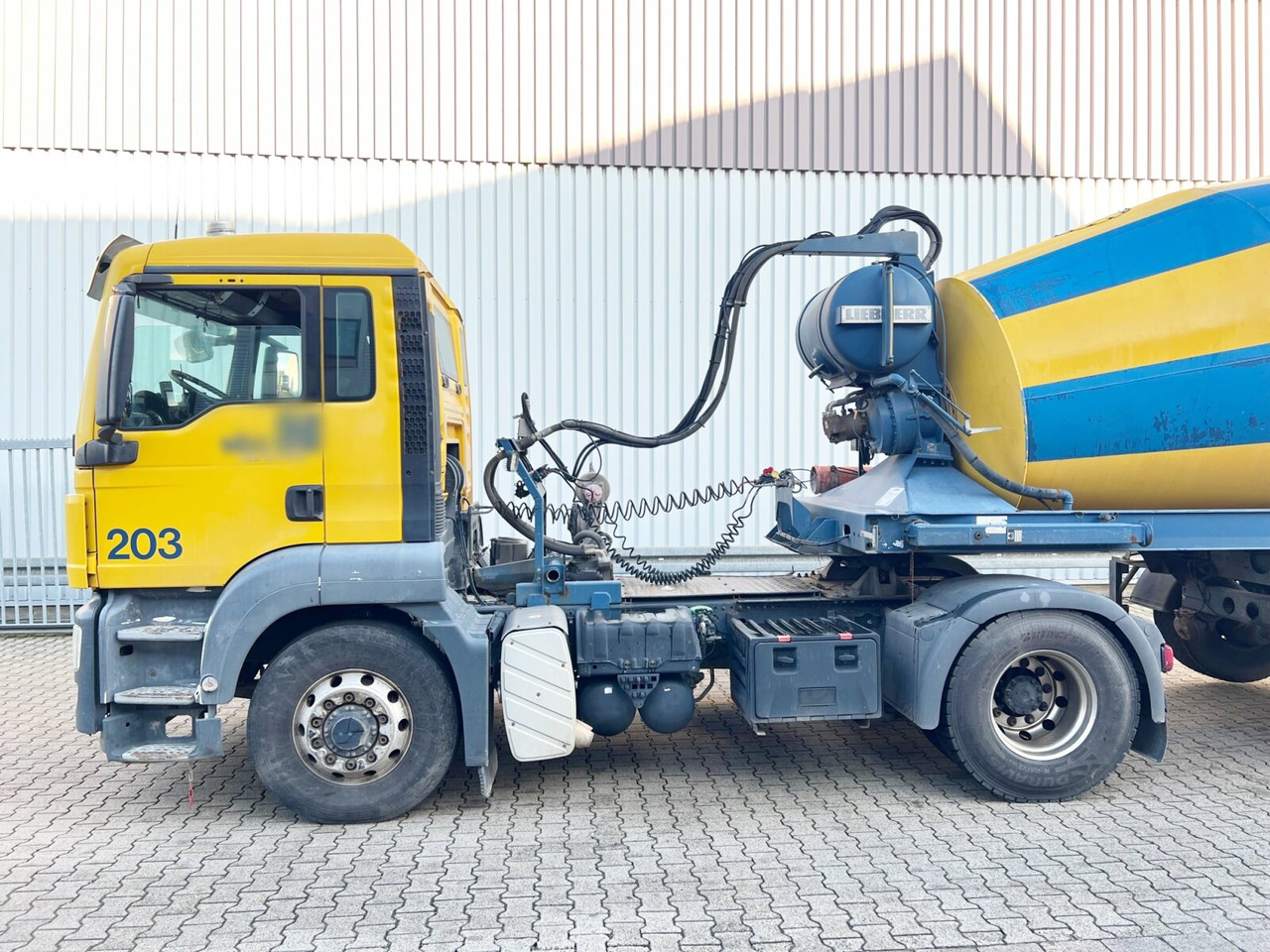Fahrmischer MAN TGS 18.440 4X4H BLS TGS 18.440 4X4H BLS, LIEBHERR SF 32 BM/BS Mischer ca. 10m³: das Bild 8