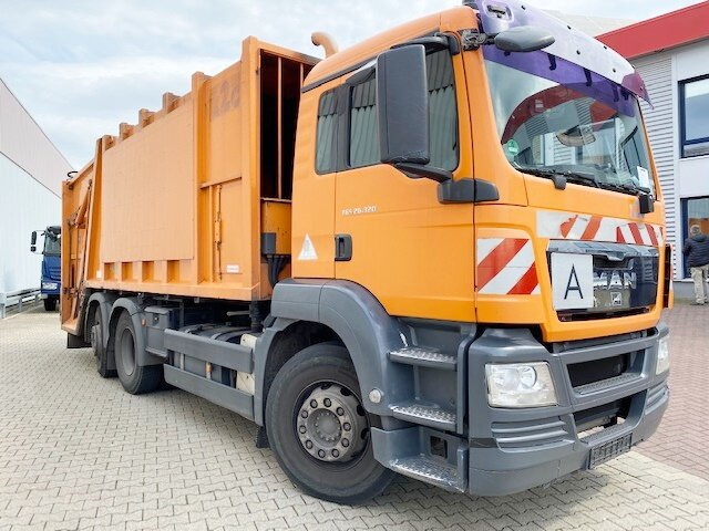 Müllwagen Für die Beförderung von Müll MAN TGS 26.320 6x2-4 BL TGS 26.320 6x2-4 BL, Lenkachse, Haller X2, Zöller-Schüttung: das Bild 9