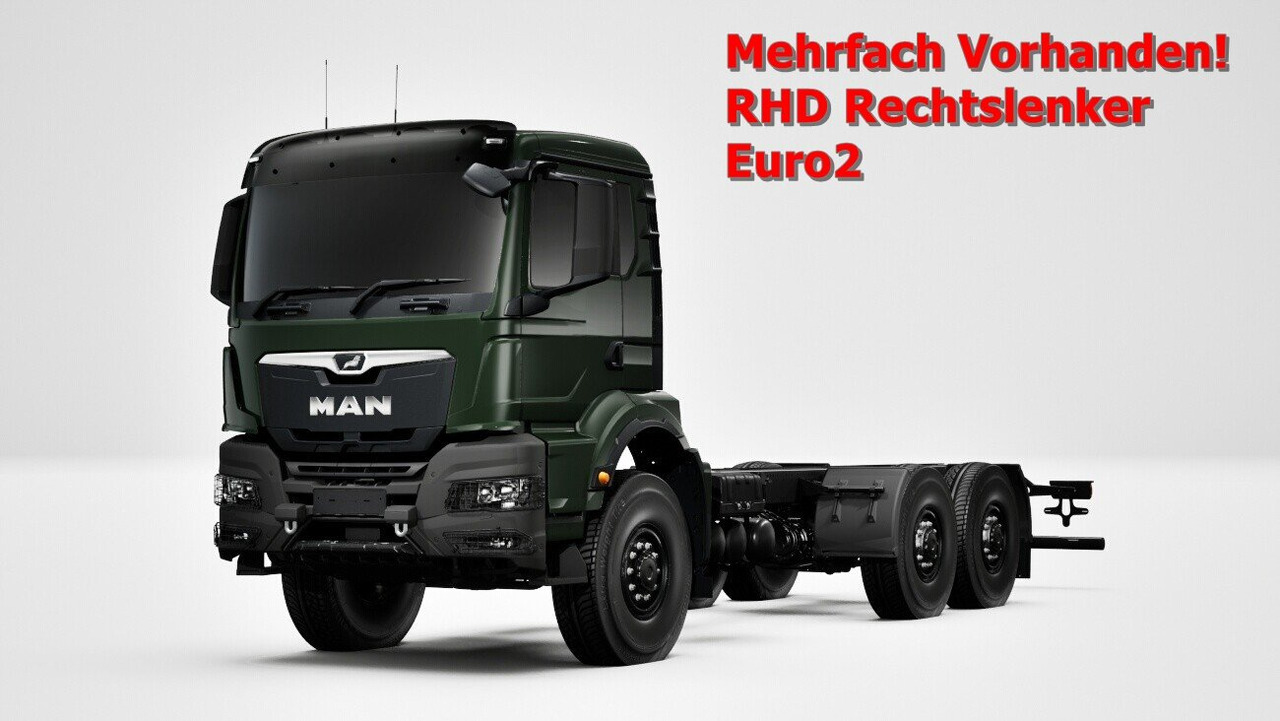 MAN TGS 33.440 6x6 BB CH RHD TGS 33.440 6x6 BB CH RHD, Euro2, Rechtslenker, Einzelbereifung - Fahrgestell LKW: das Bild 1 MAN TGS 33.440 6x6 BB CH RHD TGS 33.440 6x6 BB CH RHD, Euro2, Rechtslenker, Einzelbereifung - Fahrgestell LKW: das Bild 1
