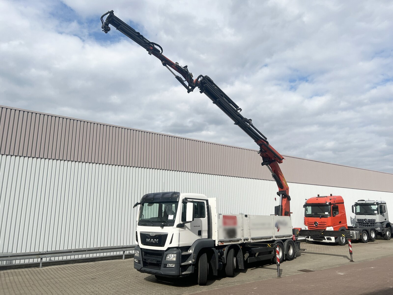 Autokran, Pritsche LKW MAN TGS 35.440 8x4 BL TGS 35.440 8x4 BL, Navi, Heckkran Palfinger PK42002 SH-F + Jip PJ 060 B, 24,9m-730kg, Funk: das Bild 8