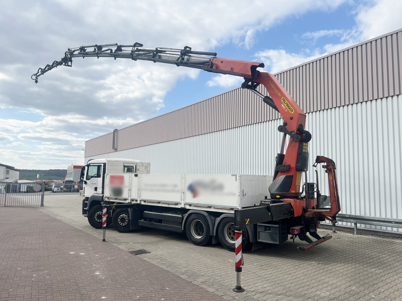 Autokran, Pritsche LKW MAN TGS 35.440 8x4 BL TGS 35.440 8x4 BL, Navi, Heckkran Palfinger PK42002 SH-F + Jip PJ 060 B, 24,9m-730kg, Funk: das Bild 10