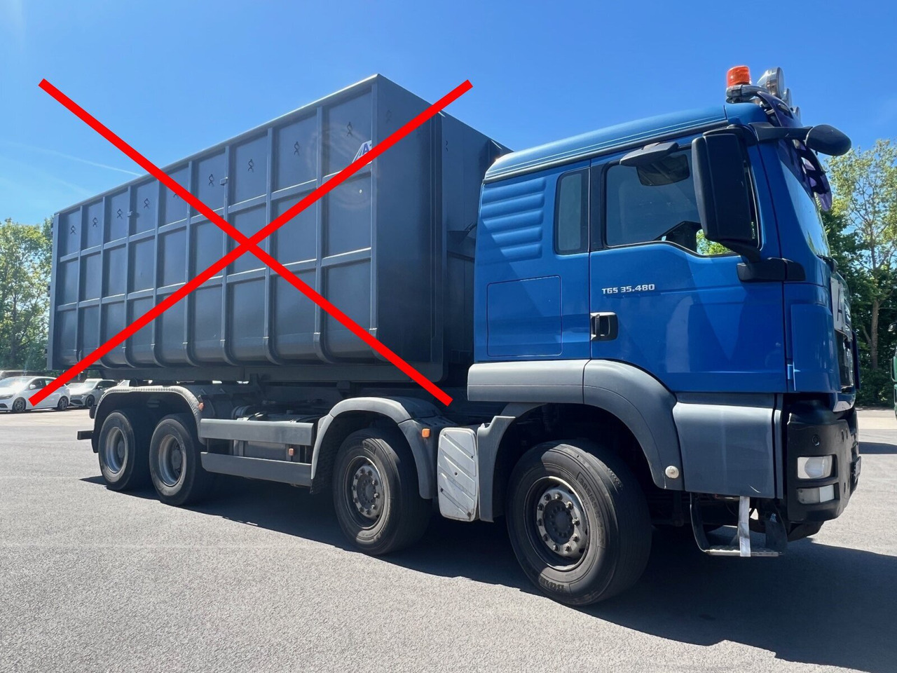 MAN TGS 35.480 8x4 BL TGS 35.480 8x4 BL - Abrollkipper: das Bild 1 MAN TGS 35.480 8x4 BL TGS 35.480 8x4 BL - Abrollkipper: das Bild 1