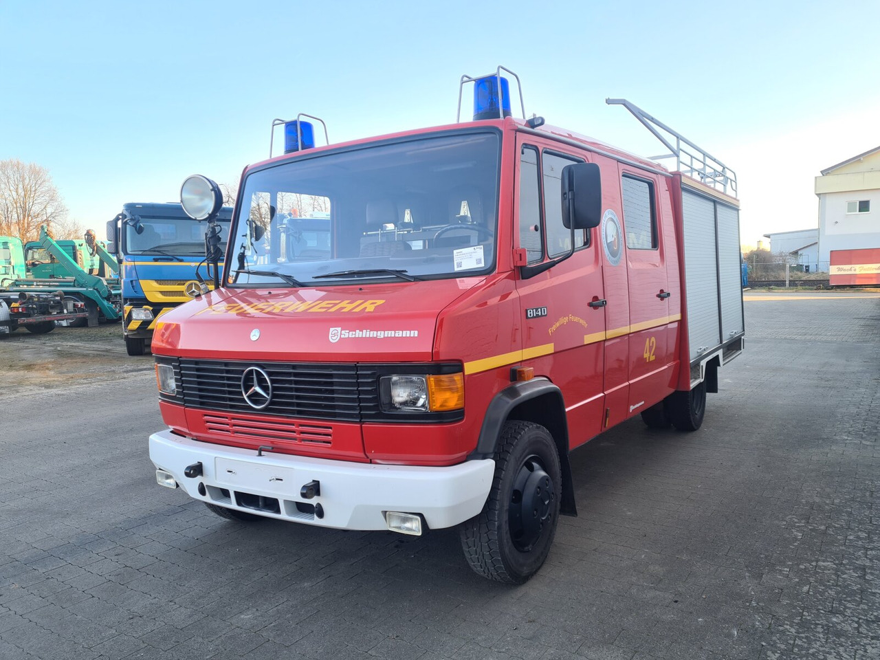 Mercedes-Benz 814 D 4x2 Doka 814 D 4x2 Doka, LF 8/6 - Feuerwehrfahrzeug: das Bild 1 Mercedes-Benz 814 D 4x2 Doka 814 D 4x2 Doka, LF 8/6 - Feuerwehrfahrzeug: das Bild 1