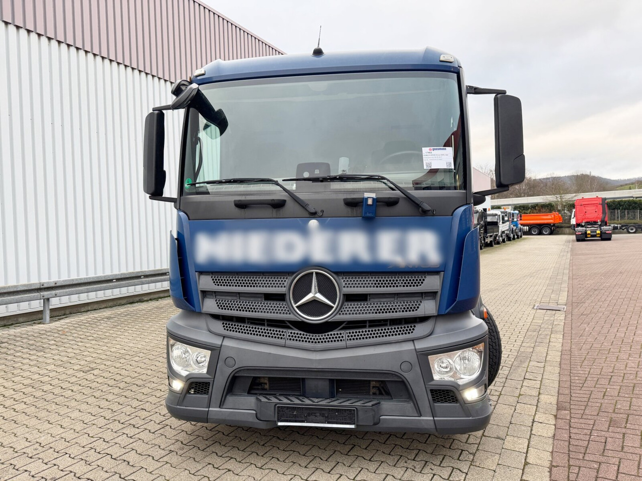 Autokran, Pritsche LKW Mercedes-Benz Antos 2540 L 6x2 Antos 2540 L 6x2, Lenkachse, HMF 2110-L3 Heckkran: das Bild 9