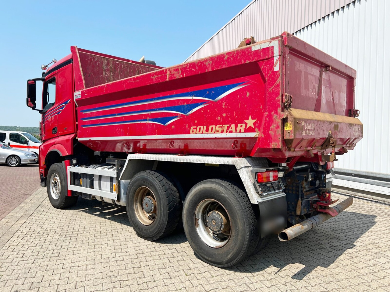 Kipper Mercedes-Benz Arocs 2658 K 6x4 Arocs 2658 K 6x4, Retarder, Stahlmulde ca. 11m³, hydr. Heckklappenöffnung: das Bild 12