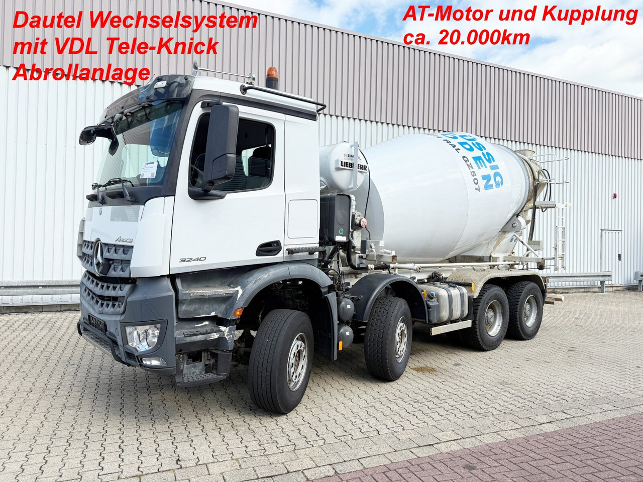 Mercedes-Benz Arocs 3240 8x4 Arocs 3240 8x4, 9 cbm Liebherr HTM 904 F - Fahrmischer: das Bild 1 Mercedes-Benz Arocs 3240 8x4 Arocs 3240 8x4, 9 cbm Liebherr HTM 904 F - Fahrmischer: das Bild 1