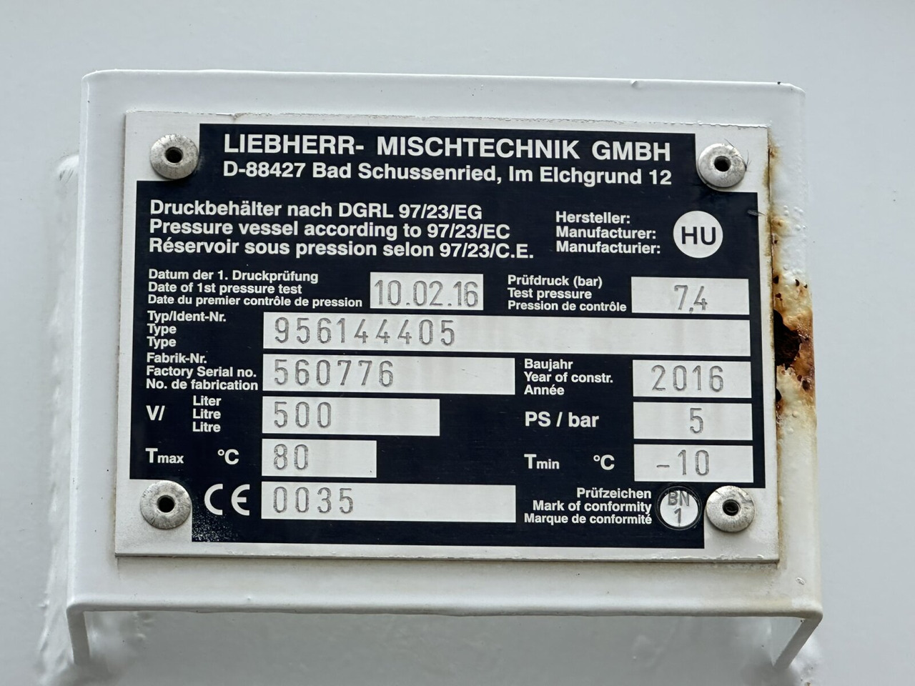 Mercedes-Benz Arocs 3251 LB 8x4/4 Arocs 3251 LB 8x4/4, Betonmischer Liebherr ca. 9m³ - Fahrmischer: das Bild 4 Mercedes-Benz Arocs 3251 LB 8x4/4 Arocs 3251 LB 8x4/4, Betonmischer Liebherr ca. 9m³ - Fahrmischer: das Bild 4
