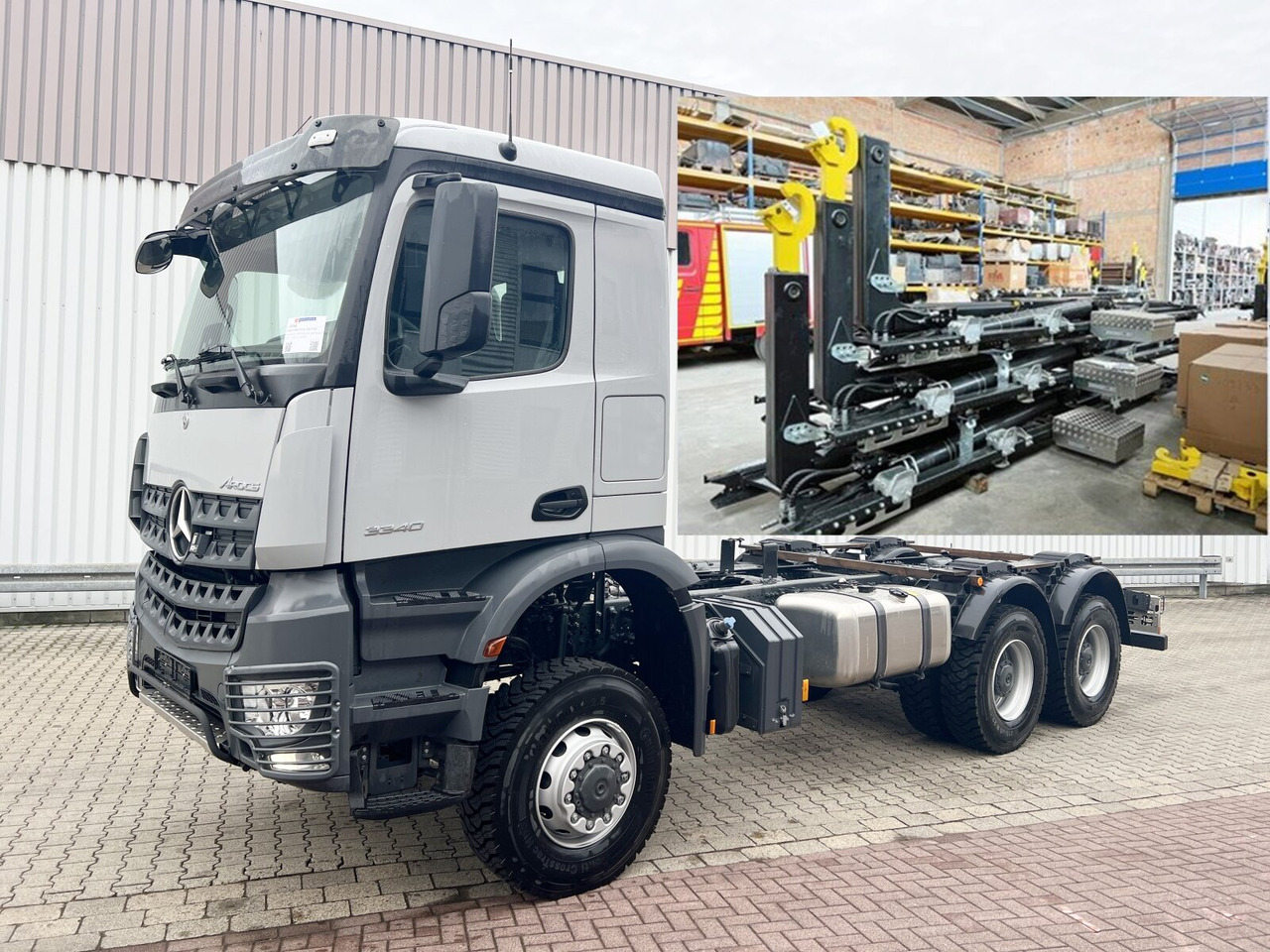 Mercedes-Benz Arocs 3340/46 A 6x6 Arocs 3340/46 A 6x6/39, Grounder - Abrollkipper: das Bild 1 Mercedes-Benz Arocs 3340/46 A 6x6 Arocs 3340/46 A 6x6/39, Grounder - Abrollkipper: das Bild 1