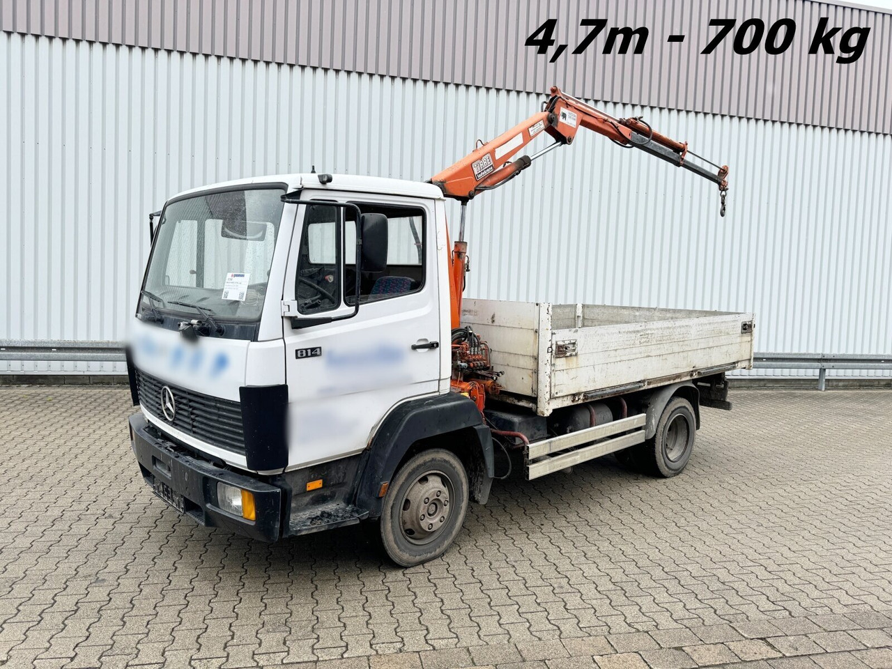 Mercedes-Benz LK 814 4x2 LK 814 4x2, 6-Zylinder, Kran Tirre Euro 35 - Autokran, Pritsche LKW: das Bild 1 Mercedes-Benz LK 814 4x2 LK 814 4x2, 6-Zylinder, Kran Tirre Euro 35 - Autokran, Pritsche LKW: das Bild 1