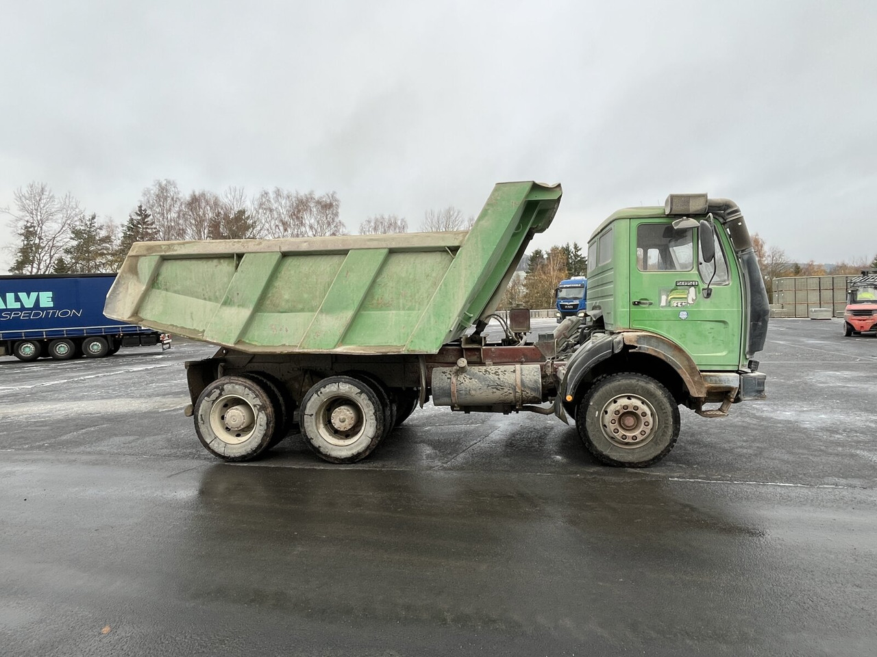 Mercedes-Benz NG 2628 K 6x4 NG 2628 K 6x4, V8, MEILLER Stahlmulde ca. 10³ - Muldenkipper/ Dumper: das Bild 2 Mercedes-Benz NG 2628 K 6x4 NG 2628 K 6x4, V8, MEILLER Stahlmulde ca. 10³ - Muldenkipper/ Dumper: das Bild 2