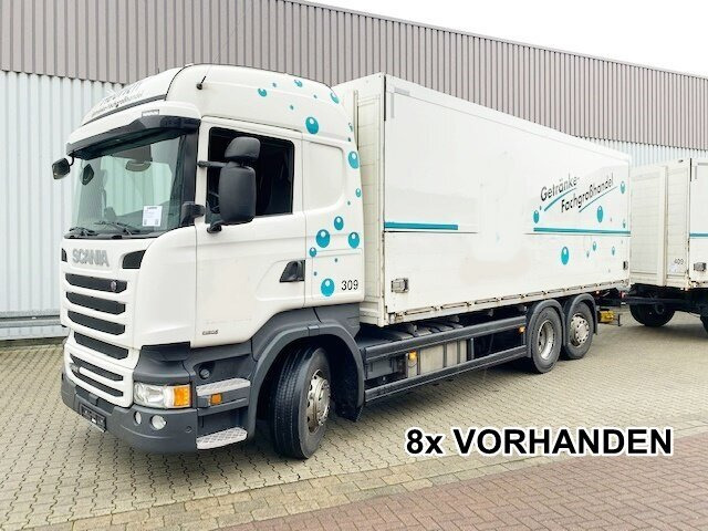 Scania R450 LB 6x2-4 R450 LB 6x2-4 Getränkekoffer, Retarder, Lift-/Lenkachse, Stapleraufnahme - Koffer LKW: das Bild 1 Scania R450 LB 6x2-4 R450 LB 6x2-4 Getränkekoffer, Retarder, Lift-/Lenkachse, Stapleraufnahme - Koffer LKW: das Bild 1