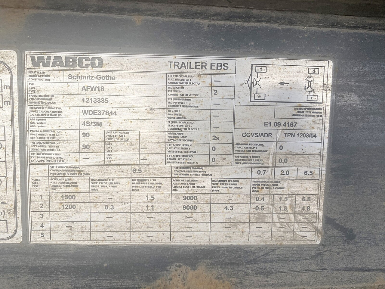 Container/ Wechselfahrgestell Anhänger Schmitz Cargobull AWF 18 AWF 18: das Bild 6