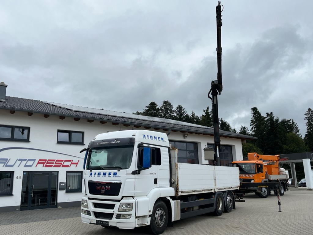 MAN TGS 26.440 Baustoff mit HIAB XS 166 Kran MAN TGS 26.440 Baustoff mit HIAB XS 166 Kran - Pritsche LKW, Autokran: das Bild 1 MAN TGS 26.440 Baustoff mit HIAB XS 166 Kran MAN TGS 26.440 Baustoff mit HIAB XS 166 Kran - Pritsche LKW, Autokran: das Bild 1