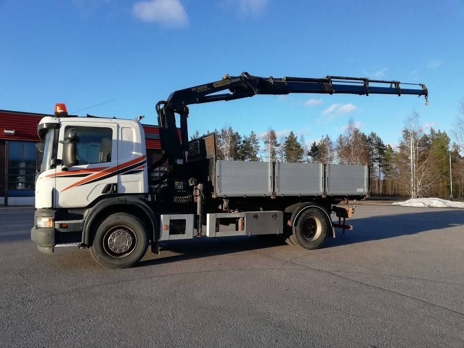 Scania P340 Palfinger PK16502-4+kippi aj.236 tkm - Autokran: das Bild 1 Scania P340 Palfinger PK16502-4+kippi aj.236 tkm - Autokran: das Bild 1