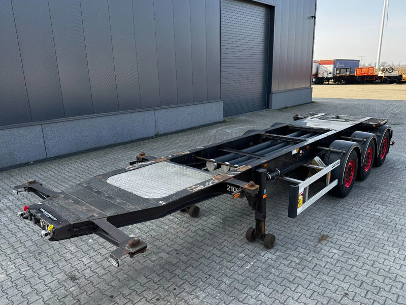 Burg 20FT/3-axles, SAF INTRADISC, ADR (EXII, EXII, FL, AT), 2x LIFTAXLE, NL-Chassis - Container/ Wechselfahrgestell Auflieger: das Bild 2 Burg 20FT/3-axles, SAF INTRADISC, ADR (EXII, EXII, FL, AT), 2x LIFTAXLE, NL-Chassis - Container/ Wechselfahrgestell Auflieger: das Bild 2