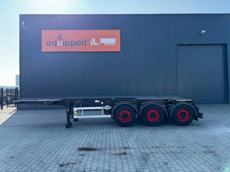 Burg 20FT/3-axles, SAF INTRADISC, ADR (EXII, EXII, FL, AT), 2x LIFTAXLE, NL-Chassis - Container/ Wechselfahrgestell Auflieger: das Bild 4 Burg 20FT/3-axles, SAF INTRADISC, ADR (EXII, EXII, FL, AT), 2x LIFTAXLE, NL-Chassis - Container/ Wechselfahrgestell Auflieger: das Bild 4