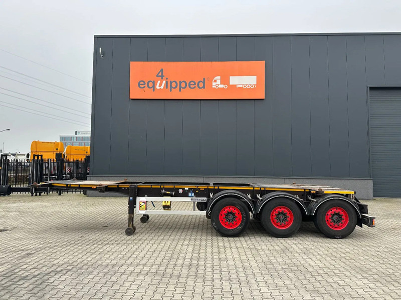 Burg 20FT ADR (EX/II, EX/III, FL, AT) Chassis, Leergewicht : 3.690kg, SAF INTRADISC, 2x Liftachse, NL-Chassis, APK/ADR: 04-2025 - Container/ Wechselfahrgestell Auflieger: das Bild 2 Burg 20FT ADR (EX/II, EX/III, FL, AT) Chassis, Leergewicht : 3.690kg, SAF INTRADISC, 2x Liftachse, NL-Chassis, APK/ADR: 04-2025 - Container/ Wechselfahrgestell Auflieger: das Bild 2