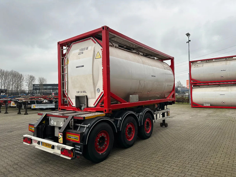 Burg 20FT ADR (EX/II, EX/III, FL, AT) Chassis + Tankcontainer 26.000L /3 baffels - Tankauflieger: das Bild 4 Burg 20FT ADR (EX/II, EX/III, FL, AT) Chassis + Tankcontainer 26.000L /3 baffels - Tankauflieger: das Bild 4