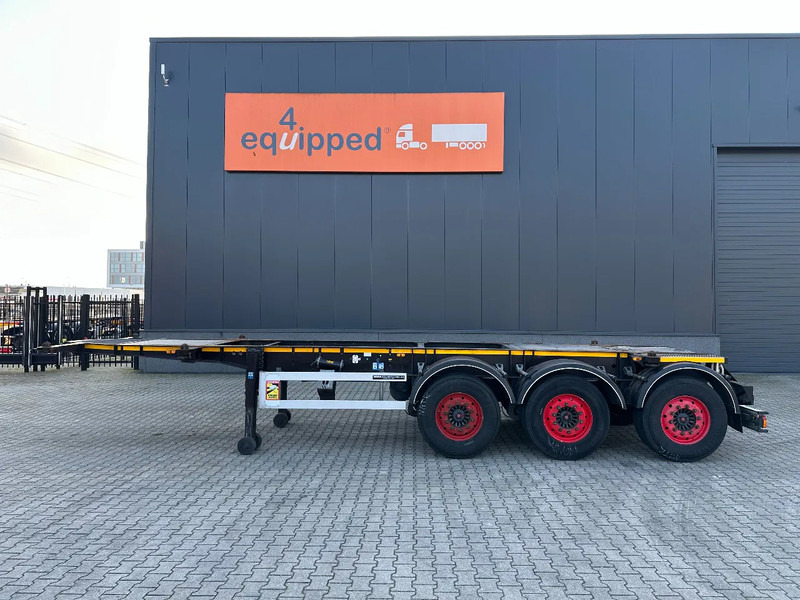 Burg 20FT ADR (EX/II, EX/III, FL, AT), Leeggewicht: 3.690kg, SAF INTRADISC, 2x liftaxle, ALCOA, NL-Chassis, APK/ADR: 08-2025 - Container/ Wechselfahrgestell Auflieger: das Bild 2 Burg 20FT ADR (EX/II, EX/III, FL, AT), Leeggewicht: 3.690kg, SAF INTRADISC, 2x liftaxle, ALCOA, NL-Chassis, APK/ADR: 08-2025 - Container/ Wechselfahrgestell Auflieger: das Bild 2