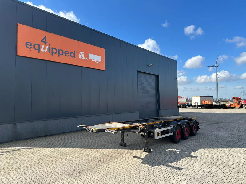 Burg 20FT ADR (EX/II, EX/III, FL, AT), Leergewicht : 3.690kg, SAF INTRADISC, 2x Liftachse, NL-Chassis, APK/ADR: 08-2025 - Container/ Wechselfahrgestell Auflieger: das Bild 1 Burg 20FT ADR (EX/II, EX/III, FL, AT), Leergewicht : 3.690kg, SAF INTRADISC, 2x Liftachse, NL-Chassis, APK/ADR: 08-2025 - Container/ Wechselfahrgestell Auflieger: das Bild 1