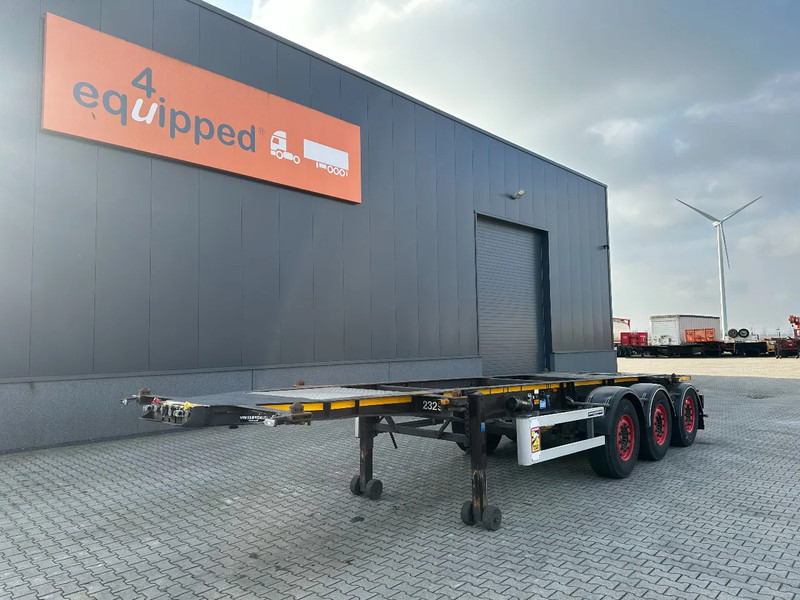 Burg 20FT ADR (EX/II, EX/III, FL, AT), Leergewicht: 3.690kg, SAF INTRADISC, 2x liftaxle, ALCOA, NL-Chassis, APK/ADR: 08-2025 - Container/ Wechselfahrgestell Auflieger: das Bild 1 Burg 20FT ADR (EX/II, EX/III, FL, AT), Leergewicht: 3.690kg, SAF INTRADISC, 2x liftaxle, ALCOA, NL-Chassis, APK/ADR: 08-2025 - Container/ Wechselfahrgestell Auflieger: das Bild 1