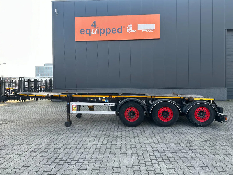 Burg 20FT ADR (EX/II, EX/III, FL, AT), Leergewicht: 3.690kg, SAF INTRADISC, 2x liftaxle, ALCOA, NL-Chassis, APK/ADR: 08-2025 - Container/ Wechselfahrgestell Auflieger: das Bild 2 Burg 20FT ADR (EX/II, EX/III, FL, AT), Leergewicht: 3.690kg, SAF INTRADISC, 2x liftaxle, ALCOA, NL-Chassis, APK/ADR: 08-2025 - Container/ Wechselfahrgestell Auflieger: das Bild 2