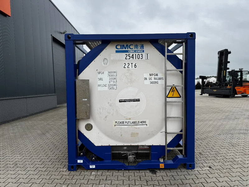 CIMC 20FT ISO, 25.050L / 1-COMP / 3 BAFFELS / T11 / 4 manholes / ADR valid until 04/2027 - Tankcontainer: das Bild 5 CIMC 20FT ISO, 25.050L / 1-COMP / 3 BAFFELS / T11 / 4 manholes / ADR valid until 04/2027 - Tankcontainer: das Bild 5