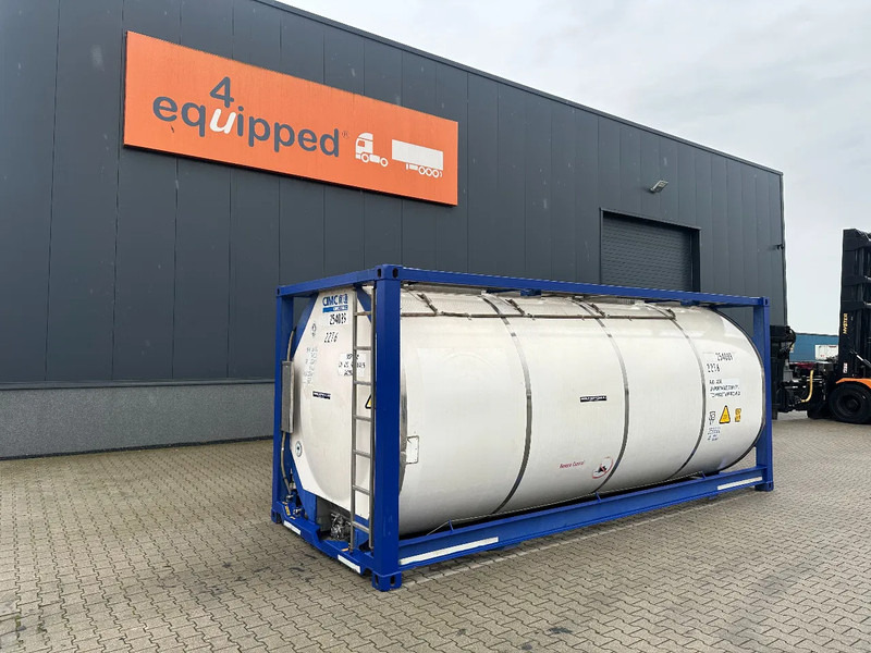 CIMC 20FT ISO, 25.060L / 1-COMP / 3 BAFFELS / T11 / 4 manholes / ADR valid until 10/2027 - Lagertank: das Bild 1 CIMC 20FT ISO, 25.060L / 1-COMP / 3 BAFFELS / T11 / 4 manholes / ADR valid until 10/2027 - Lagertank: das Bild 1