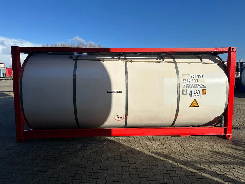 CIMC 20FT ISO, 25.080L / 1-COMP / 3 BAFFELS / T12 / 4 manholes / ADR valid until 12/2026 - Lagertank: das Bild 3 CIMC 20FT ISO, 25.080L / 1-COMP / 3 BAFFELS / T12 / 4 manholes / ADR valid until 12/2026 - Lagertank: das Bild 3