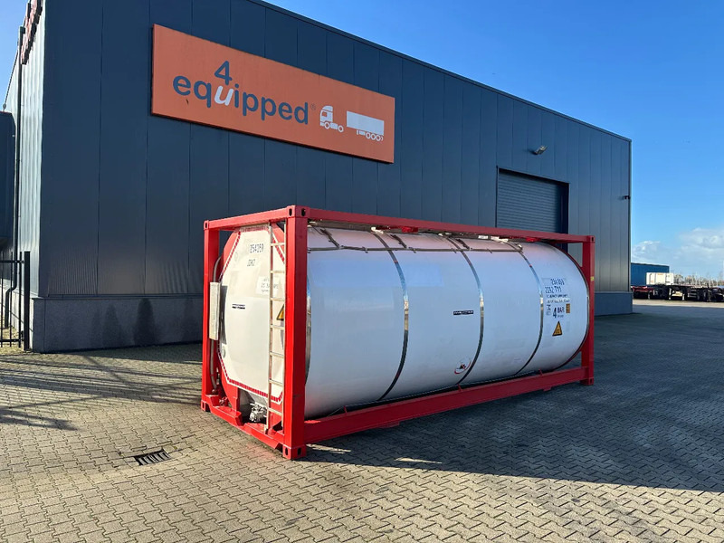 CIMC 20FT ISO, 25.080L / 1-COMP / 3 BAFFELS / T12 / 4 manholes / ADR valid until 12/2026 - Lagertank: das Bild 1 CIMC 20FT ISO, 25.080L / 1-COMP / 3 BAFFELS / T12 / 4 manholes / ADR valid until 12/2026 - Lagertank: das Bild 1