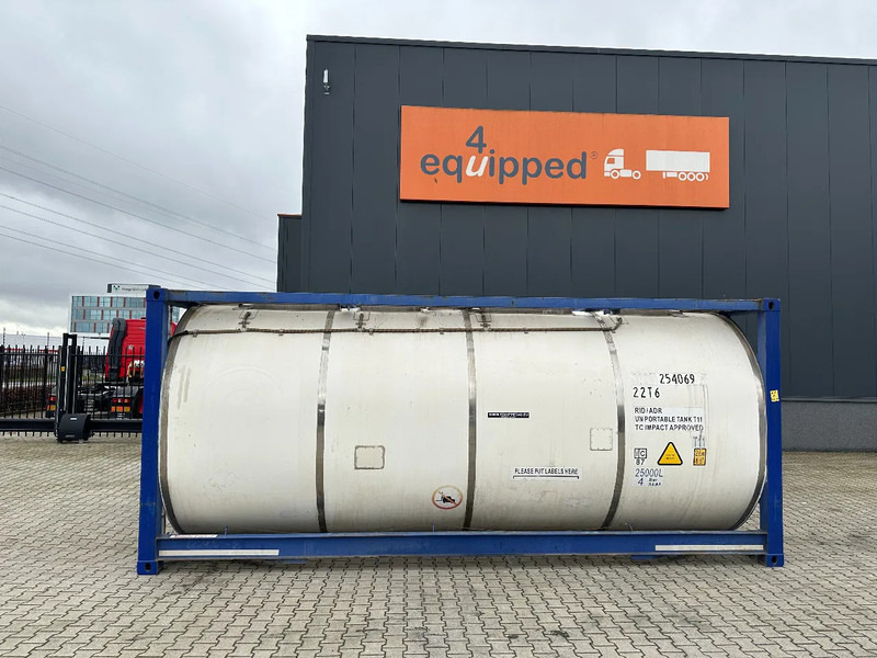 CIMC 20FT ISO, 25.090L / 1-COMP / 3 BAFFELS / T12 / 4 manholes / ADR valid until 06/2027 - Lagertank: das Bild 3 CIMC 20FT ISO, 25.090L / 1-COMP / 3 BAFFELS / T12 / 4 manholes / ADR valid until 06/2027 - Lagertank: das Bild 3