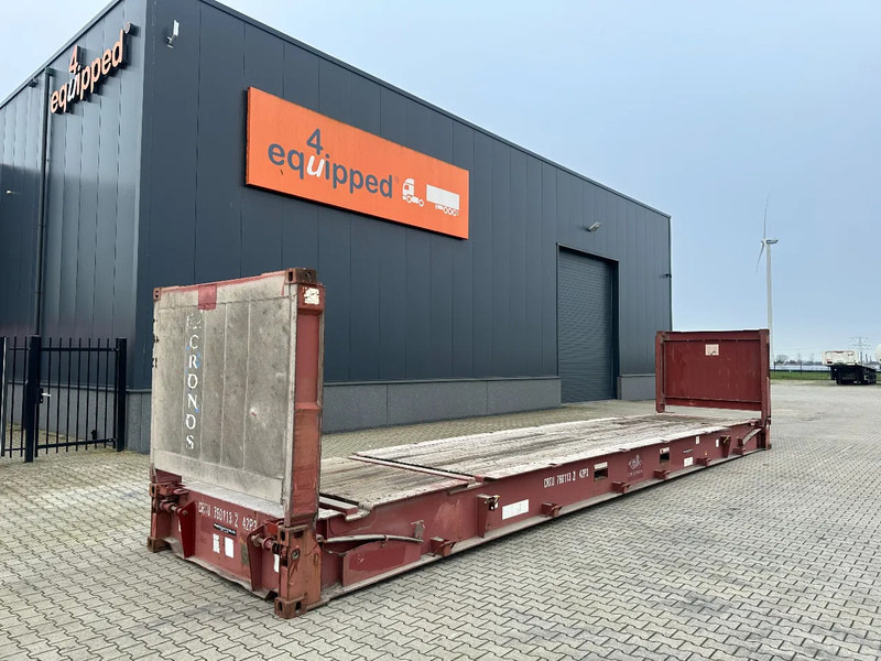 CIMC 40FT FLATRACK FLUSH FOLDING / CSC-test: 12/2027 / 10x available - Seecontainer: das Bild 1 CIMC 40FT FLATRACK FLUSH FOLDING / CSC-test: 12/2027 / 10x available - Seecontainer: das Bild 1