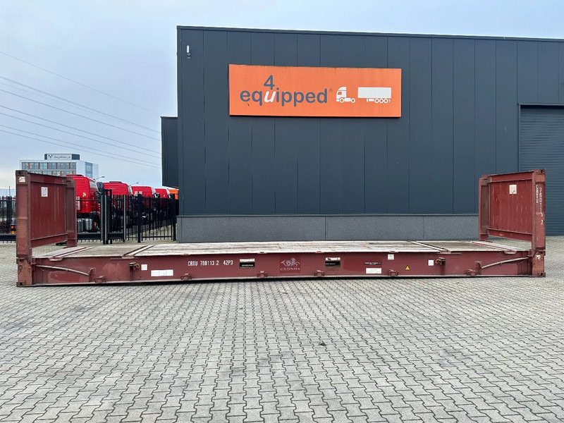 CIMC 40FT FLATRACK FLUSH FOLDING / CSC-test: 12/2027 / 10x available - Seecontainer: das Bild 2 CIMC 40FT FLATRACK FLUSH FOLDING / CSC-test: 12/2027 / 10x available - Seecontainer: das Bild 2