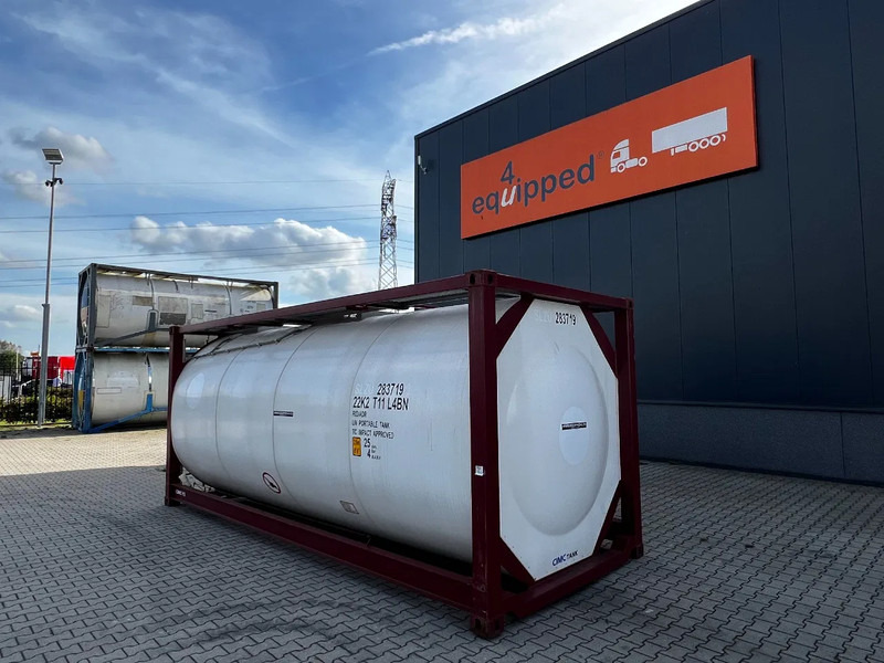 CIMC UNUSED, BOTH FOOD STUFF/CHEMICAL USE, 20FT ISO, 25.000L, L4BN, UN Portable, T11, test: 12-2026 - Lagertank: das Bild 2 CIMC UNUSED, BOTH FOOD STUFF/CHEMICAL USE, 20FT ISO, 25.000L, L4BN, UN Portable, T11, test: 12-2026 - Lagertank: das Bild 2