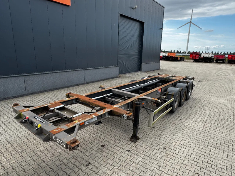 DESOT nice 20FT/30FT ADR-Chassis for SMALL PRICE, liftaxle, 5 twistlocks arms - Container/ Wechselfahrgestell Auflieger: das Bild 4 DESOT nice 20FT/30FT ADR-Chassis for SMALL PRICE, liftaxle, 5 twistlocks arms - Container/ Wechselfahrgestell Auflieger: das Bild 4