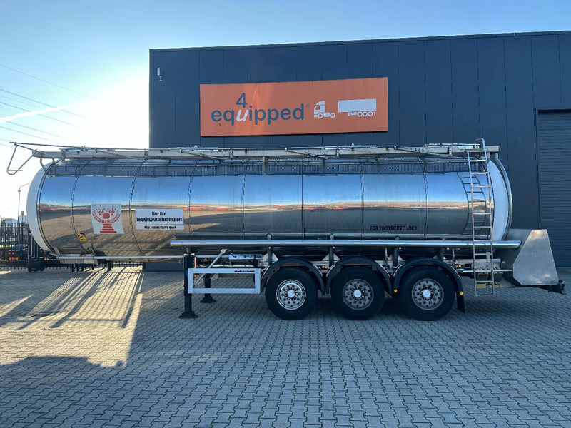 Feldbinder FOOD / LEVENSMIDDELEN/ LEBENSMITTEL / 33.500L / 3-COMP / PUMP / NL-trailer / APK: 05-2026 - Tankauflieger: das Bild 2 Feldbinder FOOD / LEVENSMIDDELEN/ LEBENSMITTEL / 33.500L / 3-COMP / PUMP / NL-trailer / APK: 05-2026 - Tankauflieger: das Bild 2