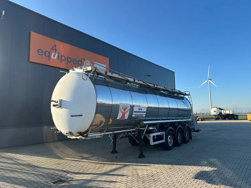 Feldbinder FOOD / LEVENSMIDDELEN/ LEBENSMITTEL / 33.500L / 3-COMP / PUMP / NL-trailer / APK: 05-2026 - Tankauflieger: das Bild 1 Feldbinder FOOD / LEVENSMIDDELEN/ LEBENSMITTEL / 33.500L / 3-COMP / PUMP / NL-trailer / APK: 05-2026 - Tankauflieger: das Bild 1