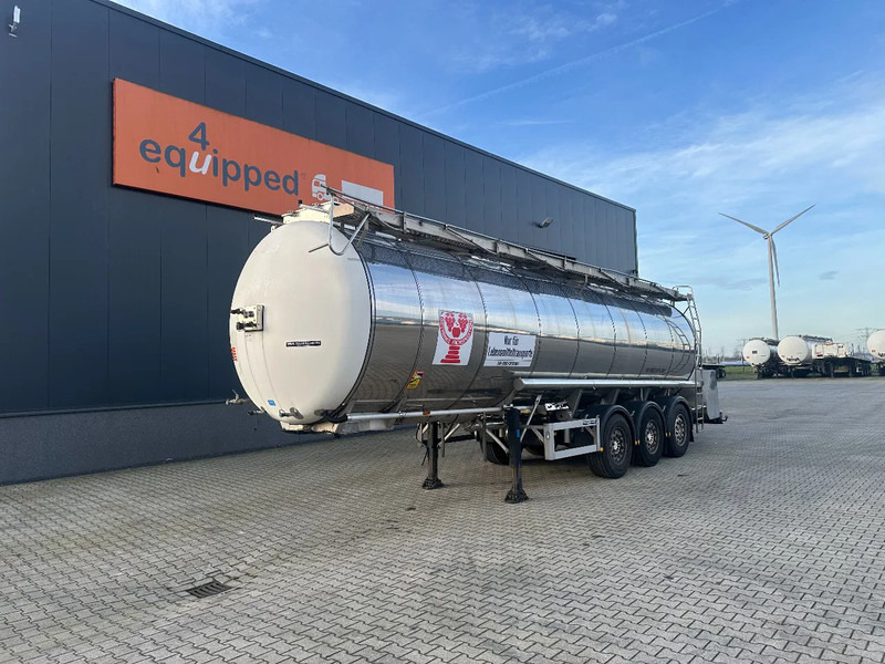 Feldbinder LEVENSMIDDELEN / FOOD / LEBENSMITTEL / 33.500L / 3-COMP / POMP / NL-trailer / APK: 08-2026, 10x beschikbaar - Tankauflieger: das Bild 1 Feldbinder LEVENSMIDDELEN / FOOD / LEBENSMITTEL / 33.500L / 3-COMP / POMP / NL-trailer / APK: 08-2026, 10x beschikbaar - Tankauflieger: das Bild 1