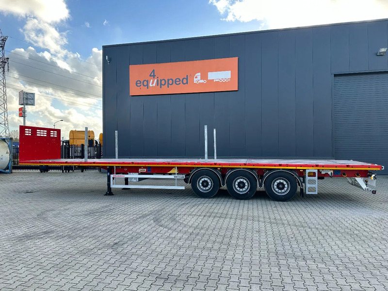 Kässbohrer nieuwe, direct leverbare Heavy-Duty platte oplegger, Heckbündig, Twistlocks (1x 40FT / 2x 20FT), rongpotten, schijfremmen, NL-re - Pritschenauflieger/ Plattformauflieger: das Bild 2 Kässbohrer nieuwe, direct leverbare Heavy-Duty platte oplegger, Heckbündig, Twistlocks (1x 40FT / 2x 20FT), rongpotten, schijfremmen, NL-re - Pritschenauflieger/ Plattformauflieger: das Bild 2