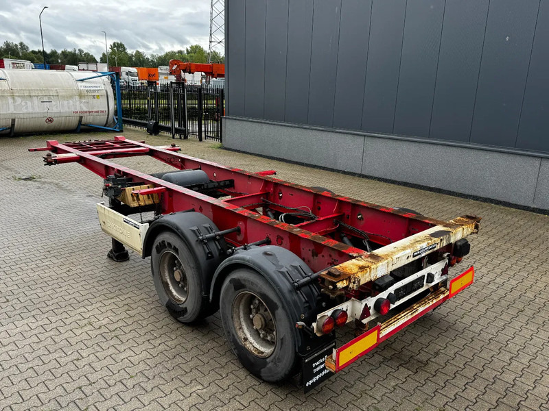 Krone 2-assig 20FT chassis, BPW + trommel, luchtvering, leeggewicht: 3.180kg - Container/ Wechselfahrgestell Auflieger: das Bild 4 Krone 2-assig 20FT chassis, BPW + trommel, luchtvering, leeggewicht: 3.180kg - Container/ Wechselfahrgestell Auflieger: das Bild 4