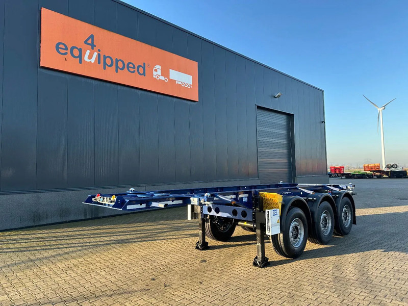 Krone NEW / DIRECT AVAILABLE 20FT ADR-CHASSIS, DISCBRAKES, LIFTAXLE, 2x available - Container/ Wechselfahrgestell Auflieger: das Bild 1 Krone NEW / DIRECT AVAILABLE 20FT ADR-CHASSIS, DISCBRAKES, LIFTAXLE, 2x available - Container/ Wechselfahrgestell Auflieger: das Bild 1