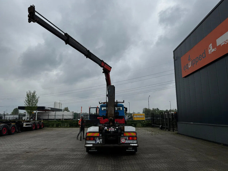 MAN FE 410A, 6x4, EURO-2, Palfinger 17000 Crane + VDL HOOK, full spring, manual gearbox, MOT 9/2025 - Abrollkipper, Autokran: das Bild 5 MAN FE 410A, 6x4, EURO-2, Palfinger 17000 Crane + VDL HOOK, full spring, manual gearbox, MOT 9/2025 - Abrollkipper, Autokran: das Bild 5