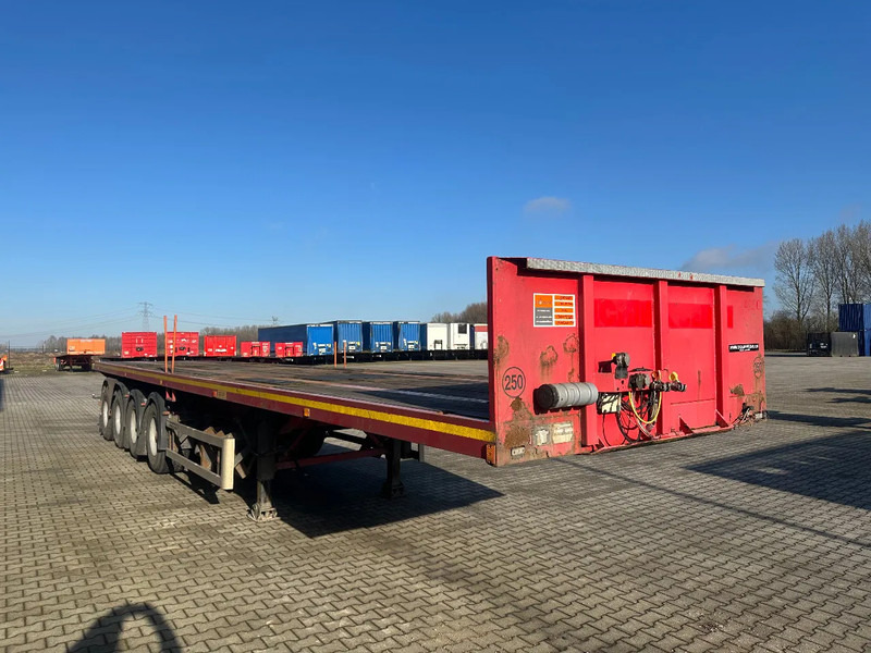 MOL 62 tons Ballast trailer, 4 axles, 2 steering axles, Belgium- trailer, very good tyres - Pritschenauflieger/ Plattformauflieger: das Bild 5 MOL 62 tons Ballast trailer, 4 axles, 2 steering axles, Belgium- trailer, very good tyres - Pritschenauflieger/ Plattformauflieger: das Bild 5