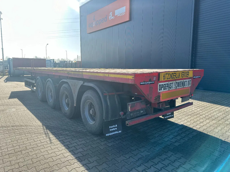 MOL 62 tons Ballast trailer, 4 axles, 2 steering axles, Belgium- trailer, very good tyres - Pritschenauflieger/ Plattformauflieger: das Bild 2 MOL 62 tons Ballast trailer, 4 axles, 2 steering axles, Belgium- trailer, very good tyres - Pritschenauflieger/ Plattformauflieger: das Bild 2