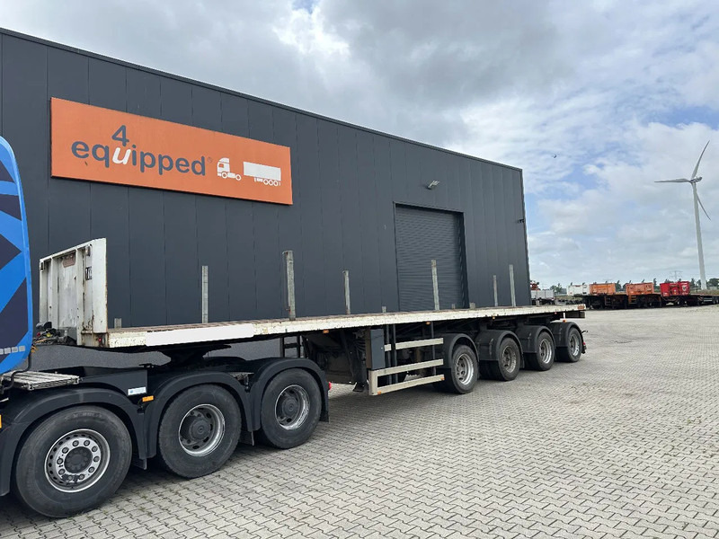 Nooteboom OVB-73-04, 73 tons Ballast trailer, 4 axles, 3 hydraulic steering axles, 75% tyres, MOT 03/2026 - Pritschenauflieger/ Plattformauflieger: das Bild 1 Nooteboom OVB-73-04, 73 tons Ballast trailer, 4 axles, 3 hydraulic steering axles, 75% tyres, MOT 03/2026 - Pritschenauflieger/ Plattformauflieger: das Bild 1