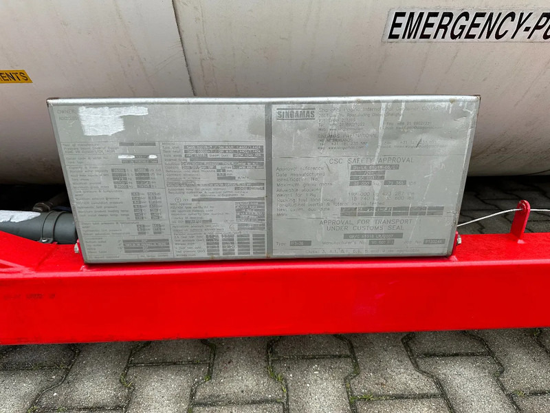Lagertank Für die Beförderung von Kraftstoff SINGAMAS 20FT ISO, 26.000L/1-COMP/3 BAFFELS/3 manholes, 5Y inspection: 06/2027: das Bild 12