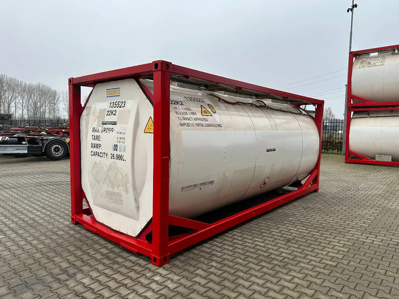 SINGAMAS 20FT ISO, 26.000L/1-COMP/3 BAFFELS/3 manholes, 5Y inspection: 06/2027 - Tankcontainer: das Bild 4 SINGAMAS 20FT ISO, 26.000L/1-COMP/3 BAFFELS/3 manholes, 5Y inspection: 06/2027 - Tankcontainer: das Bild 4