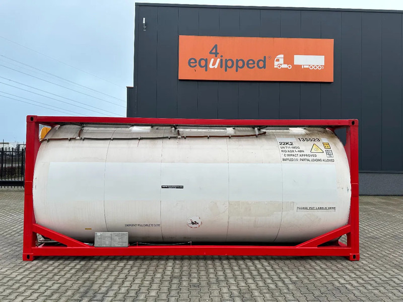 SINGAMAS 20FT ISO, 26.000L/1-COMP/3 BAFFELS/3 manholes, 5Y inspection: 06/2027 - Tankcontainer: das Bild 2 SINGAMAS 20FT ISO, 26.000L/1-COMP/3 BAFFELS/3 manholes, 5Y inspection: 06/2027 - Tankcontainer: das Bild 2