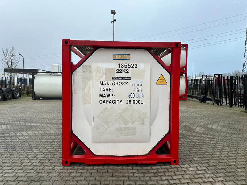 SINGAMAS 20FT ISO, 26.000L/1-COMP/3 BAFFELS/3 manholes, 5Y inspection: 06/2027 - Tankcontainer: das Bild 5 SINGAMAS 20FT ISO, 26.000L/1-COMP/3 BAFFELS/3 manholes, 5Y inspection: 06/2027 - Tankcontainer: das Bild 5