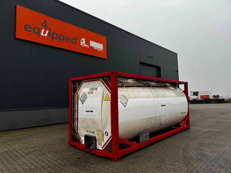 SINGAMAS 20FT ISO, 26.000L/1-COMP/3 BAFFELS/3 manholes, 5Y inspection: 07/2027 - Tankcontainer: das Bild 1 SINGAMAS 20FT ISO, 26.000L/1-COMP/3 BAFFELS/3 manholes, 5Y inspection: 07/2027 - Tankcontainer: das Bild 1